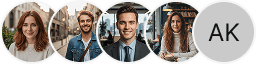 Multiple investor profile avatars on Copper Wertlund trading review block